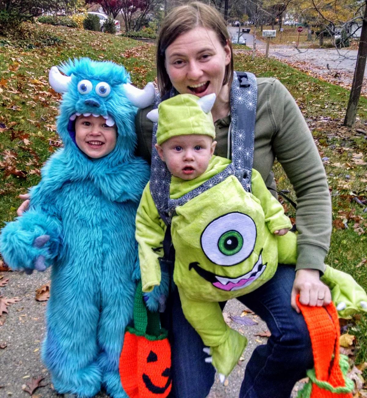 Halloween 2014: Monsters Inc Sully and Mike Wazowski!