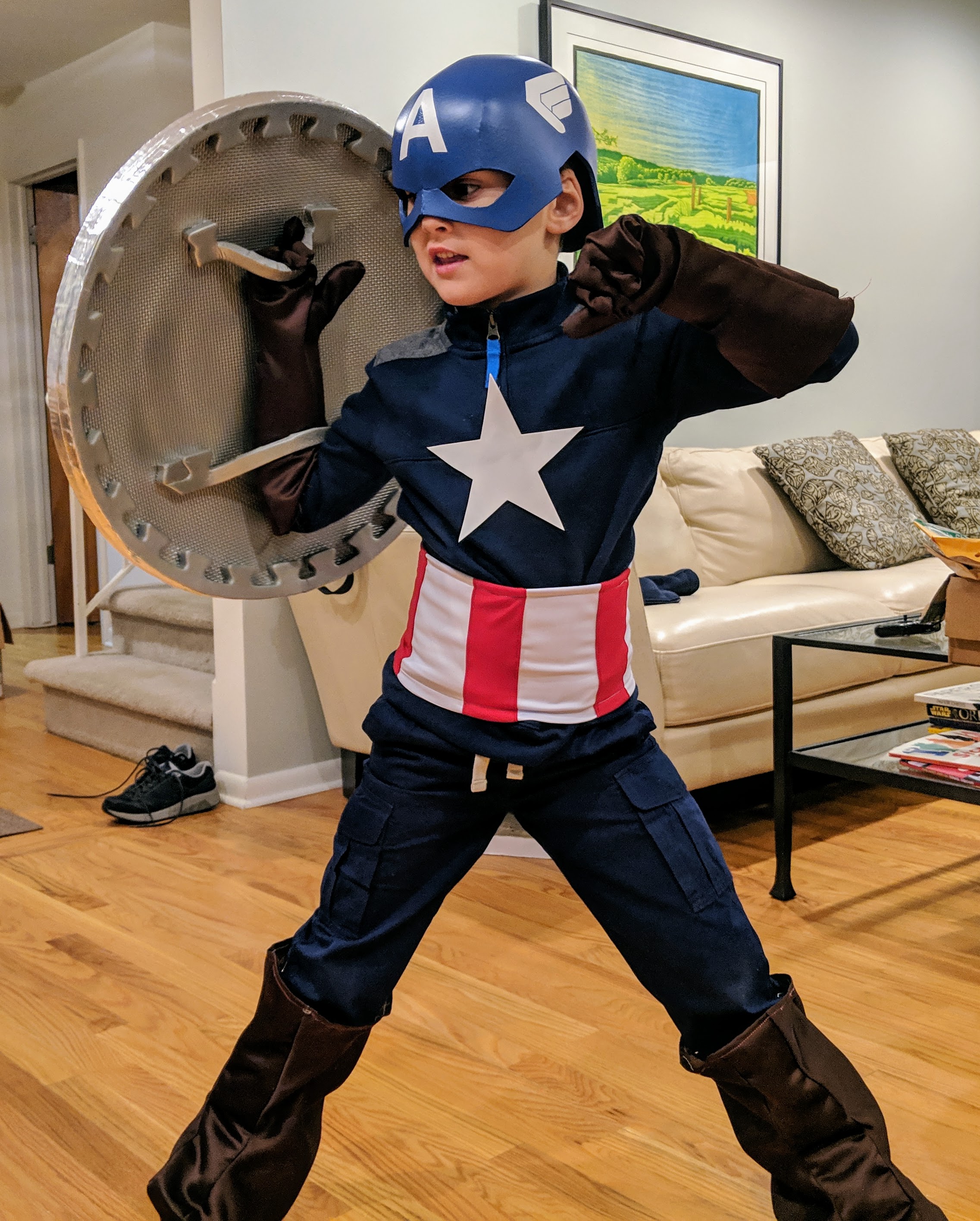Halloween 2018, Part 2: Captain America Costume
